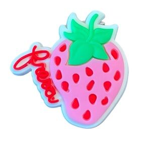 Fresa Strawberry Croc Charm